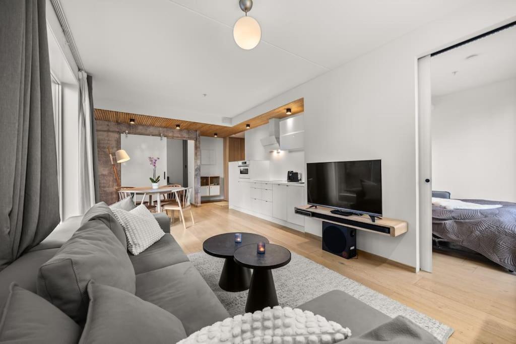 Luxury 2-Bedroom Apartment With Seaview In Oslo City Center Exterior photo