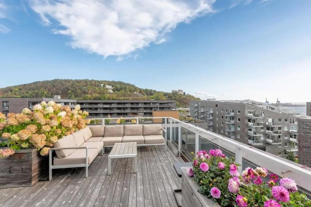 Luxury 2-Bedroom Apartment With Seaview In Oslo City Center Exterior photo